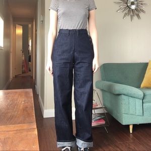 Freddies of Pinewood 1940s Side Button Jeans